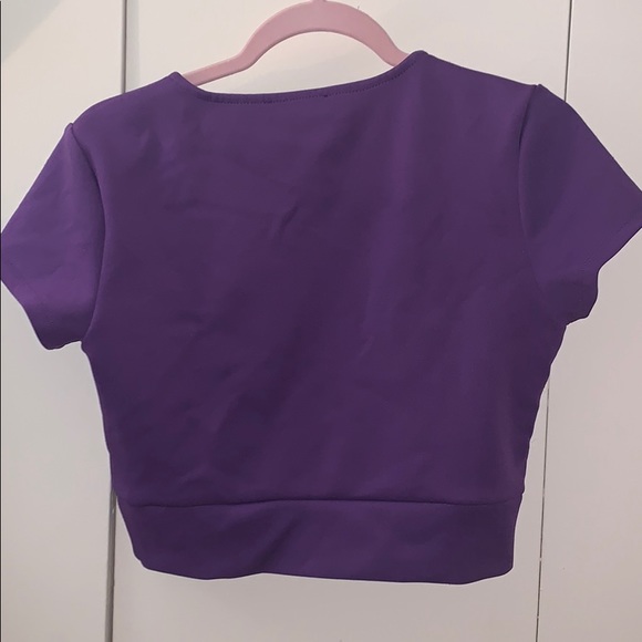 Purple crop top - Picture 3 of 3